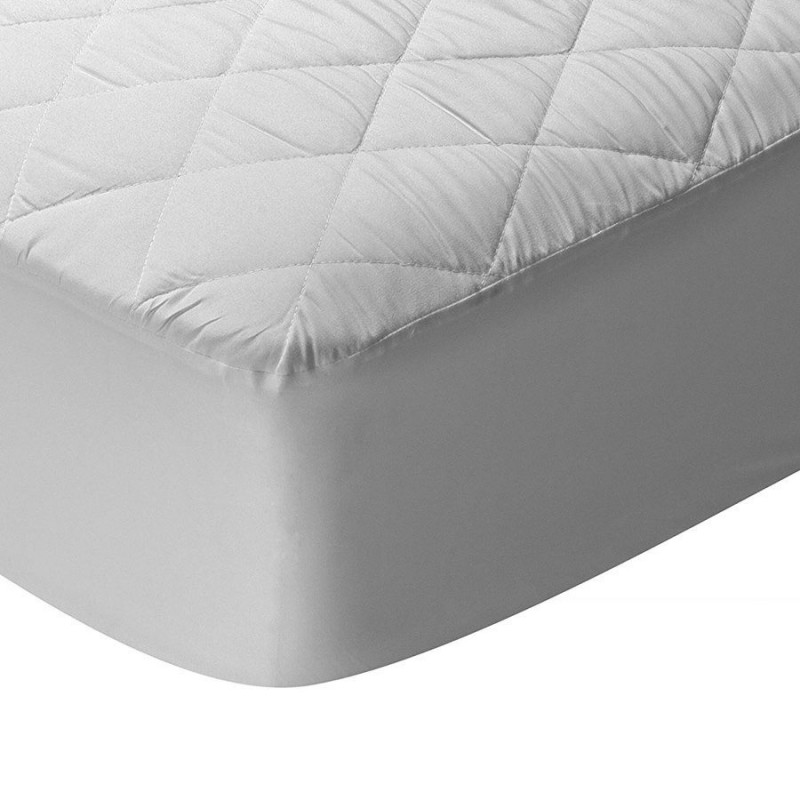 Protector de colchón de rizo impermeable y transpirable para hostelería